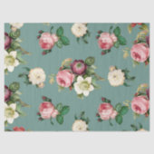 Roze witte en paarse bloemen tissuepapier (Voorkant)