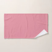 Roze witte en zwarte haarpunten bad handdoek (Handdoek)