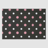 Roze witte en zwarte haarpunten tissuepapier (Voorkant)