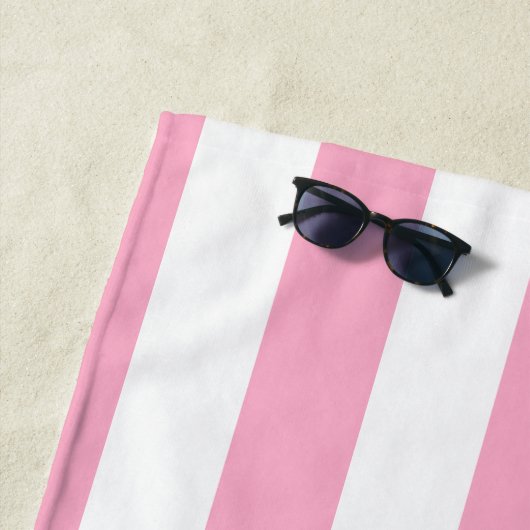 Roze witte en zwarte stripper voor handdoeken (In situ)