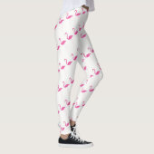Roze & Witte Flamingo Leggings (Rechts)