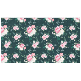 roze witte florale achtergrond tafelkleed