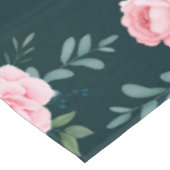 roze witte florale achtergrond tafelkleed (Gekanteld)