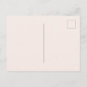 Roze witte floralen roos goudbruiloft briefkaart (Achterkant)