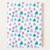 Roze witte foto Collage Planner (Achterkant)