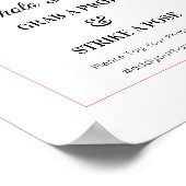 Roze Witte Fotohokje Bloemendeken Poster (Hoek)