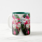 Roze & Witte Fuschia Mok (Voorkant links)