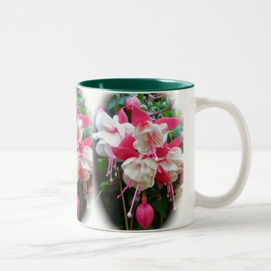 Roze & Witte Fuschia Mok (Rechts)
