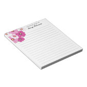 roze witte, gele ventilator, speciaal aangepast notitieblok (Schuin)