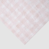 Roze Witte Geruite Strepen Verjaardag Tissuepapier (Detail)