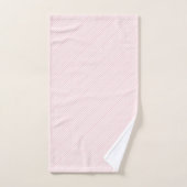 Roze & Witte Gestreepte Badhanddoek Sets Bad Handdoek (Handdoek)