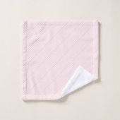 Roze & Witte Gestreepte Badhanddoek Sets Bad Handdoek (Wasdoekje)