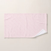 Roze & Witte Gestreepte Badhanddoek Sets Bad Handdoek (Handdoek)