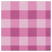 Roze Witte Gingham Geruite Kamgaren Katoenen Stof