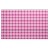 Roze Witte Gingham Geruite Kamgaren Katoenen Stof (Fat Quarter)