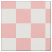Roze witte Gingham Patroon Stof (Close Up)