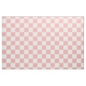 Roze witte Gingham Patroon Stof (Fat Quarter)