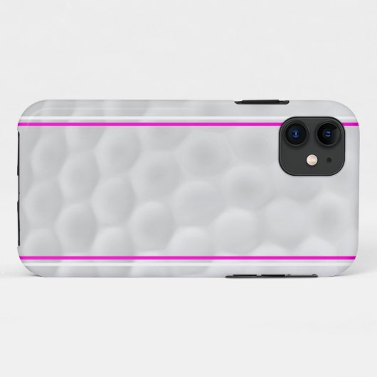 Roze witte Golf Ball Iphone 5 Hoesje (Achterkant (horizontaal))