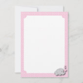 Roze, witte grijze olifant Bedankt 2 (Achterkant)