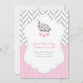 Roze, Witte Grijze Olifant š - Spelinstructies Kaart (Voorkant)