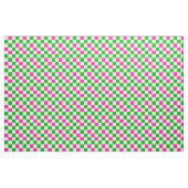 Roze Witte Groene Geruite Ontwerp  Stof (Yard (91,4 cm))