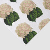  roze witte groene krantenbloemen #2 tissuepapier (Detail)