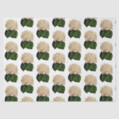  roze witte groene krantenbloemen #2 tissuepapier (Voorkant)