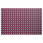 Roze Witte Harten Zwart Stof (Yard (91,4 cm))