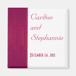 Roze/Witte Houten Magneet van het Korrelhuwelijk