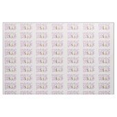 Roze & Witte Huwelijksfeest Katoenen Stof (Fat Quarter)