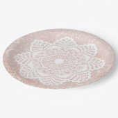  Roze & Witte Kant Doily Shabby Chic Bord (Gekanteld)