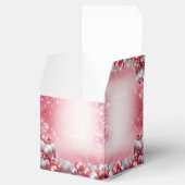 Roze Witte Kerstballen Vakantie Cadeaudoos Bedankdoosjes (Geopend)