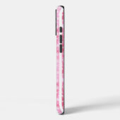 Roze & Witte Kerstvreugde Rendier Case-Mate iPhone Case (Achterkant / Links)