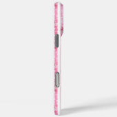 Roze & Witte Kerstvreugde Rendier Case-Mate iPhone Case (Achterkant / Rechts)