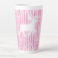 Roze & Witte Kerstvreugde Rendier