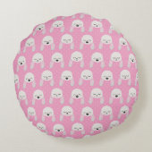 ROZE & WITTE KNUFFELKONIJNTJES ROND KUSSEN (Achterkant)