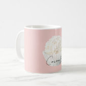 Roze Witte Kokos Cupcake Koffiemok (Voorkant links)
