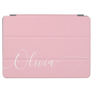Roze witte legant naam voor kalligrafie iPad air cover