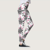 Roze/witte Leggings voor vrouwen (Rechts)