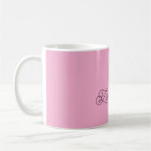 Roze Witte Liefdesengel Koffiemok (Links)