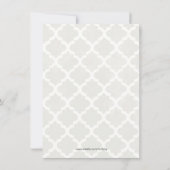 Roze & witte lingerie bruids douche uitnodiging (Achterkant)