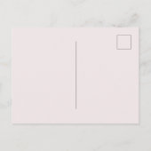 Roze Witte Lippenstift Ivoor Nagellak Briefkaart (Achterkant)