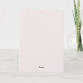 Roze Witte Lippenstift Ivoor Nagellak Kaart (Achterkant)