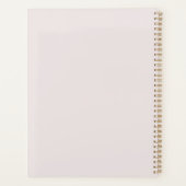 Roze Witte Lippenstift Ivoor Nagellak Planner (Achterkant)