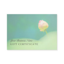 © Roze Witte Lotus Groene Gift Certificate