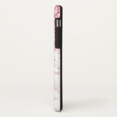Roze witte marmer Glitter Case-Mate iPhone Case (Achterkant/links)