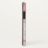 Roze witte marmer Glitter Case-Mate iPhone Case (Achterkant/rechts)