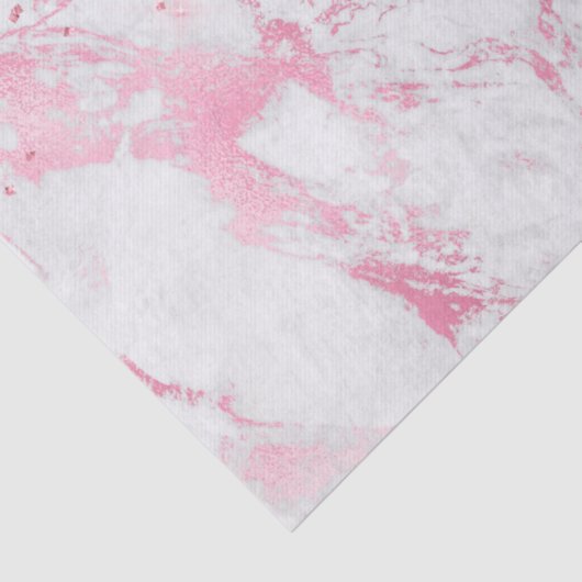 Roze witte marmer Glitter                   Tissuepapier (Detail)
