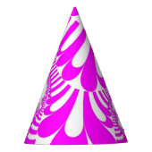 Roze witte mod feesthoedjes (Voorkant)