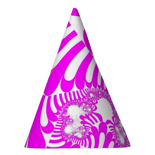 Roze witte mod feesthoedjes (Rechts)